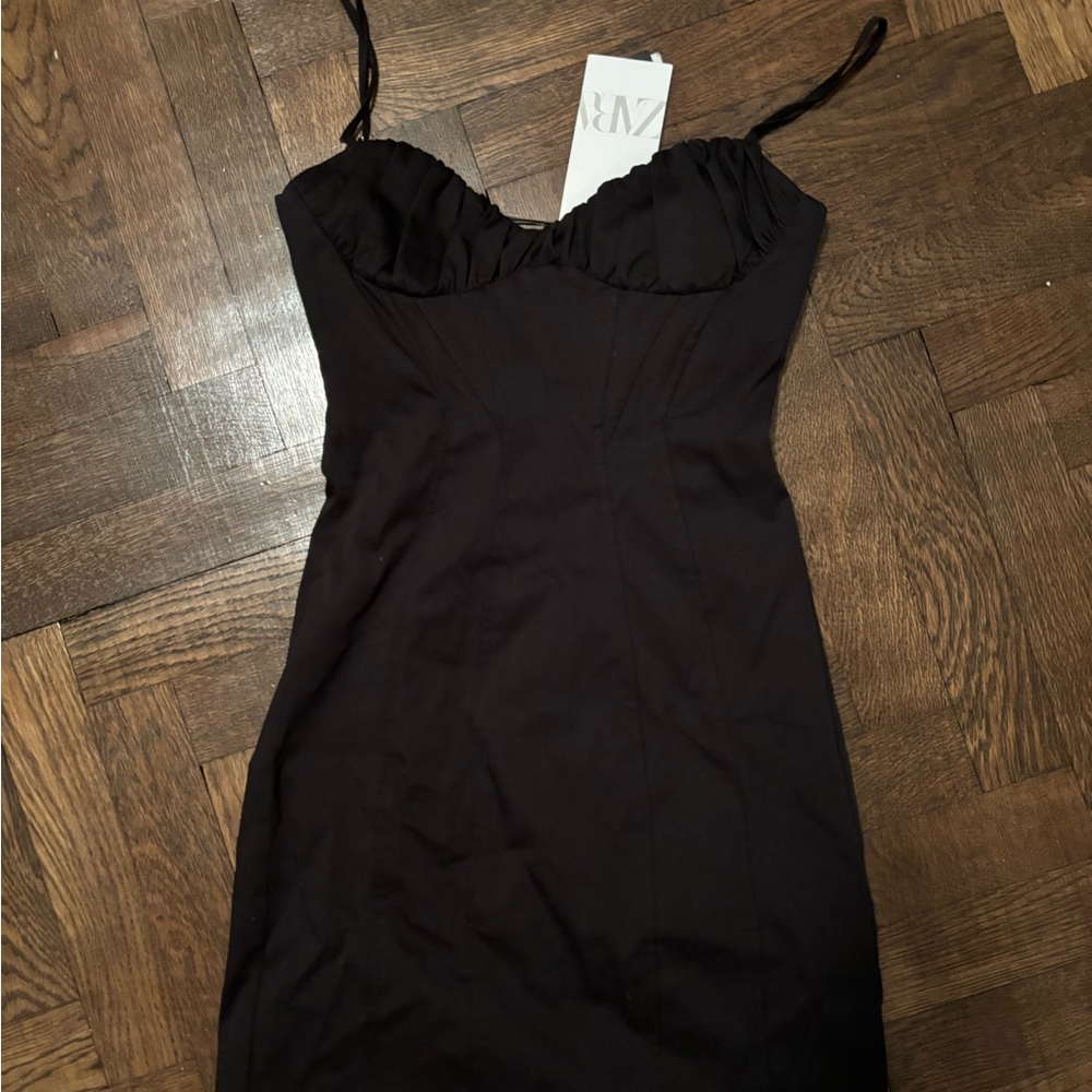 COPY - Black bustier Zara mini dress